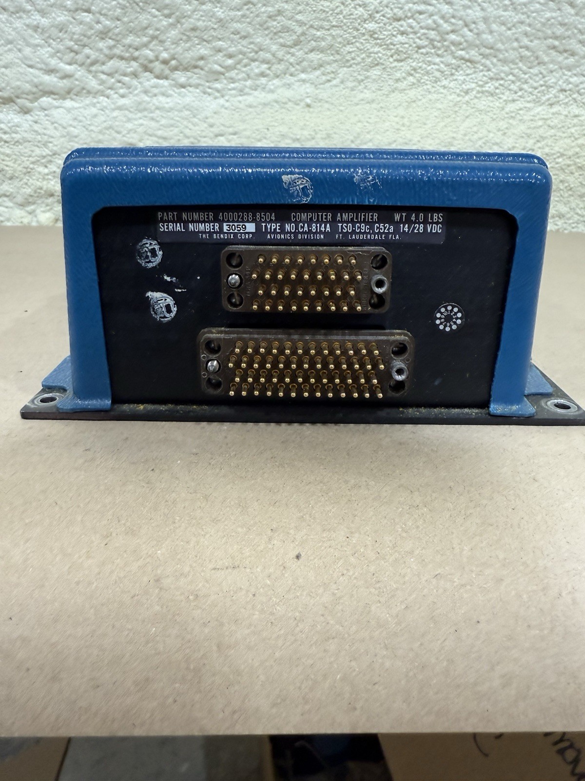 Bendix CA-814A Computer Amplifier - PN: 4000288-8504