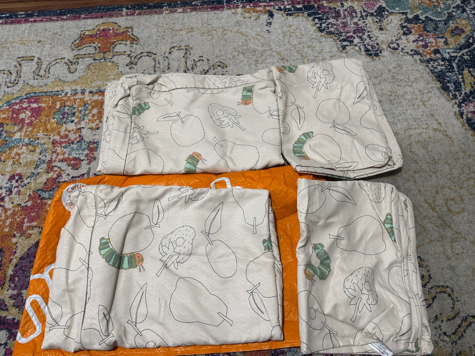 RARE Eric Carle Nugget Play Couch Cover And Triangles