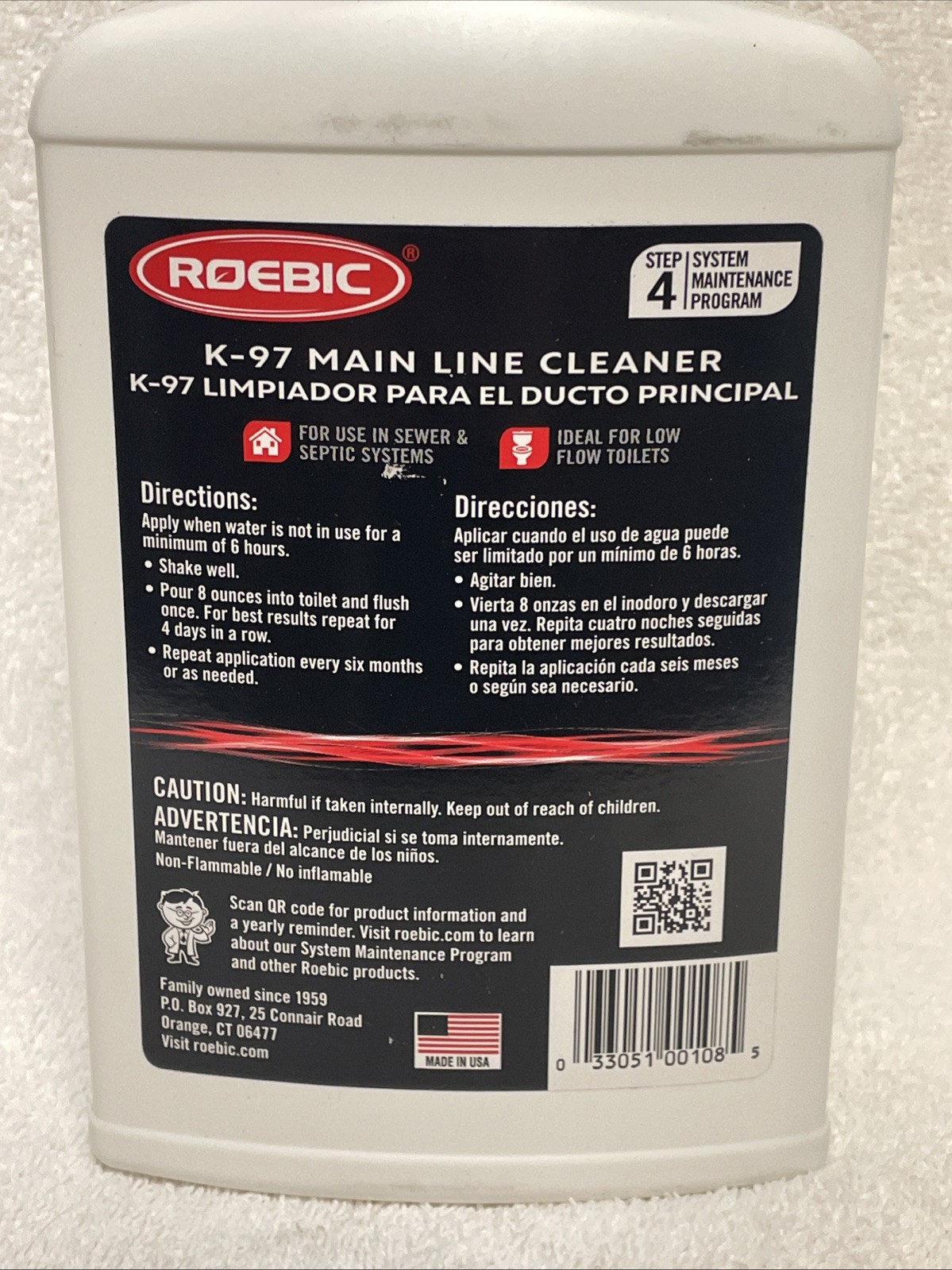 Roebic Quart Mainline Cleaner
