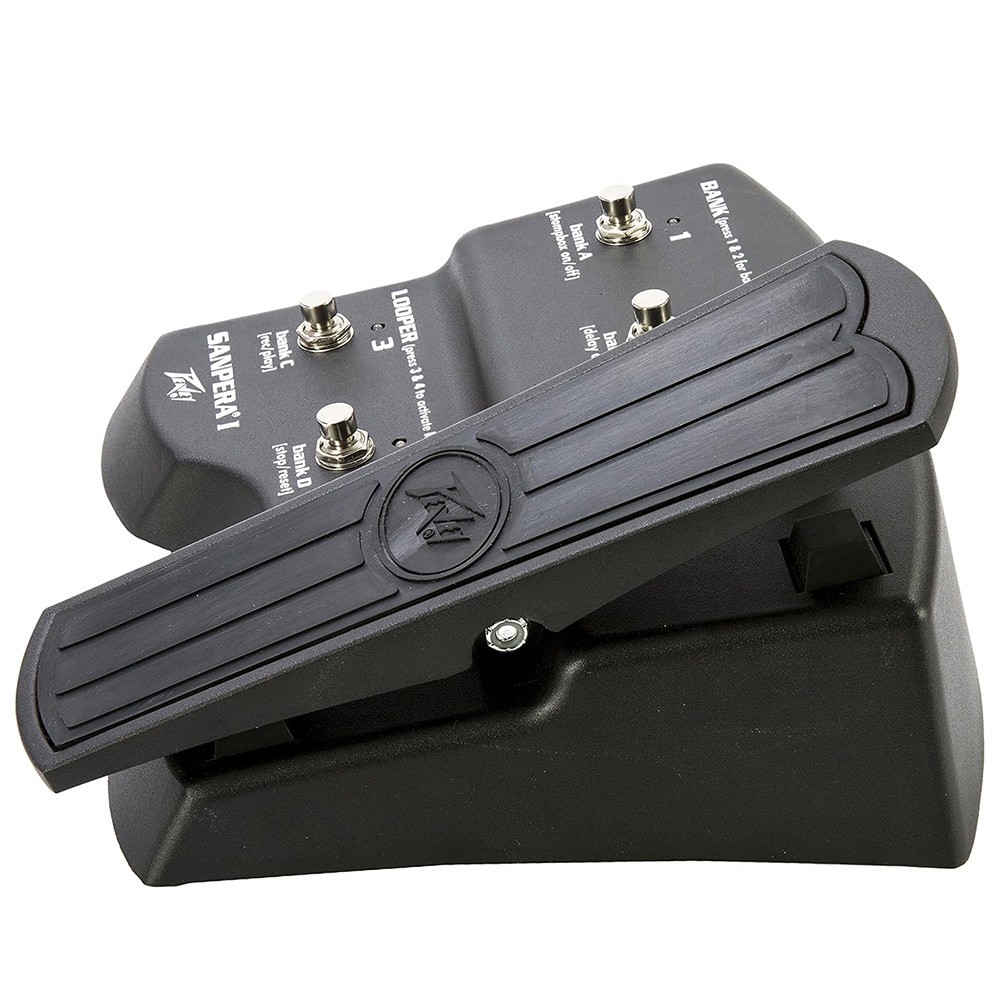 Peavey Sanpera I Multi-Function Foot Controller – Expression Pedal + 4 Switches