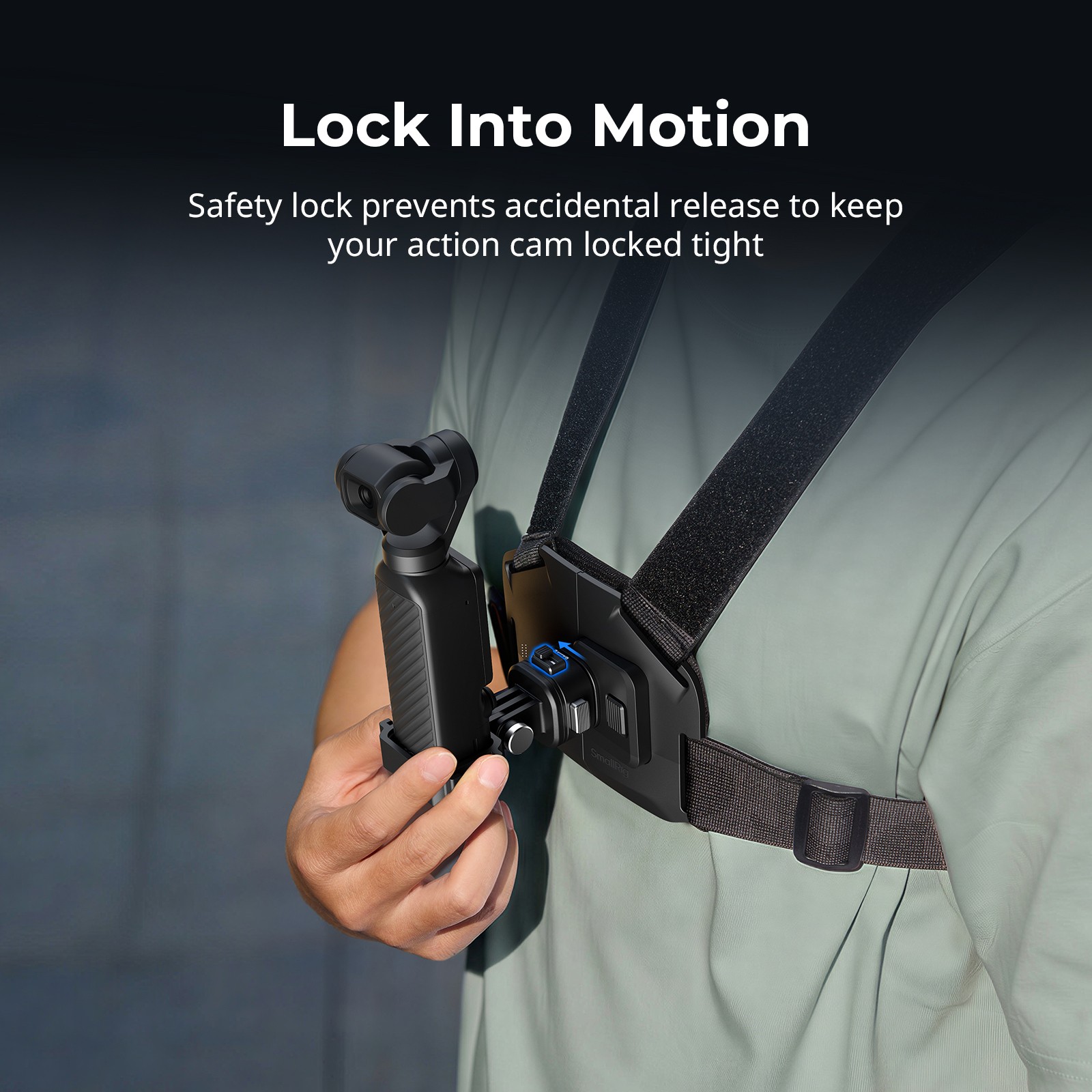 SmallRig Action Camera Chest Mount for DJI Osmo Pocket 3 / 4 Camera - 6050