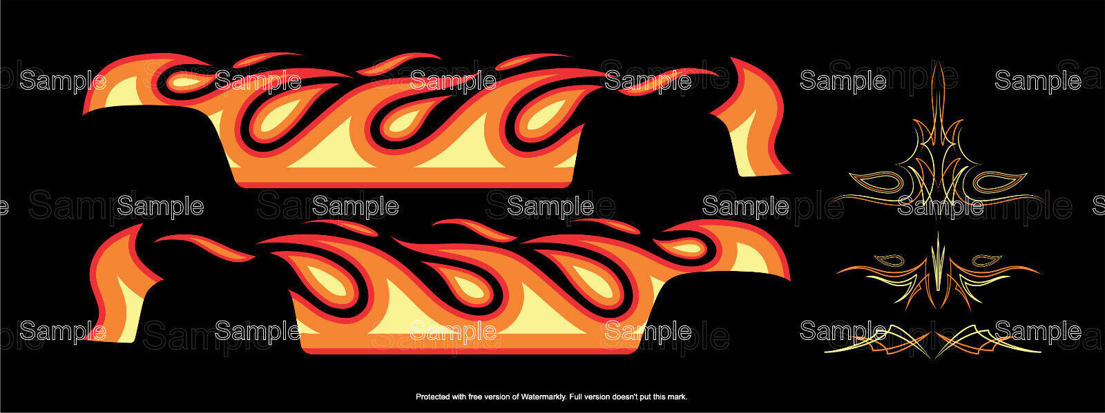 Water Slidel Decals FOR HOT WHEELS '83 Chevy Silverado FIRE STRIPE 052