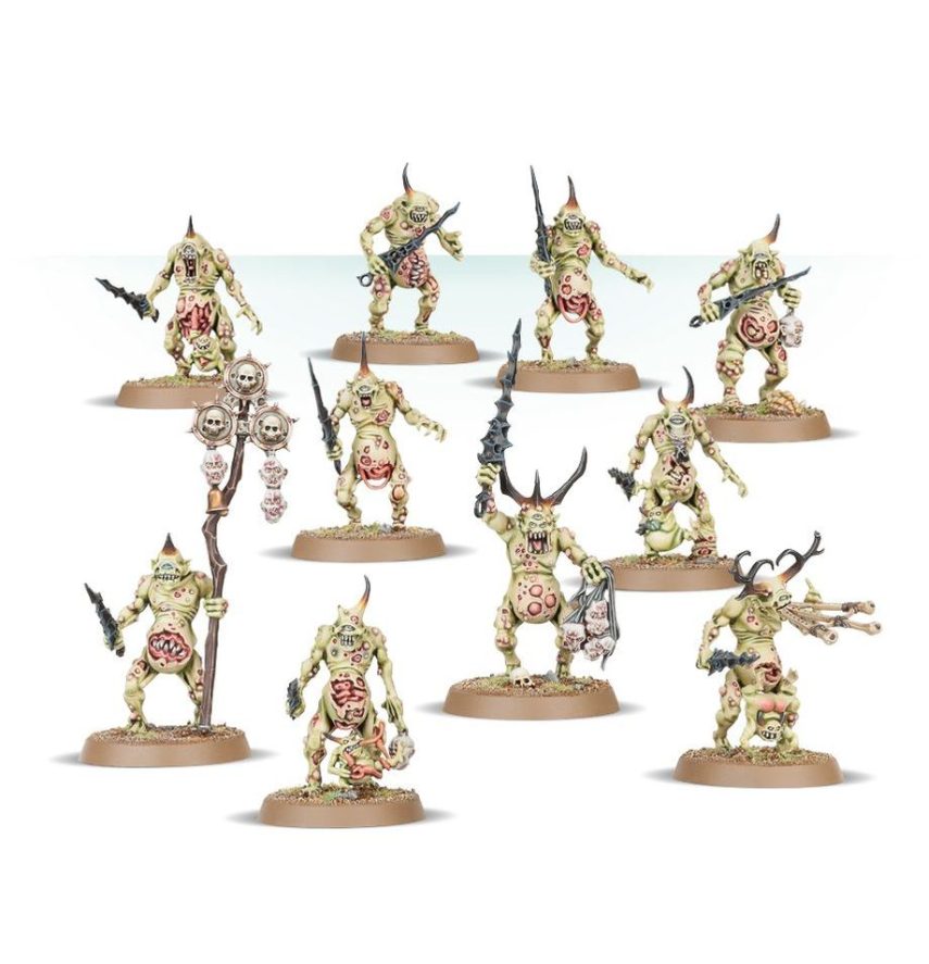 Plaguebearers - Maggotkin of Nurgle - Age of Sigmar - NO BOX