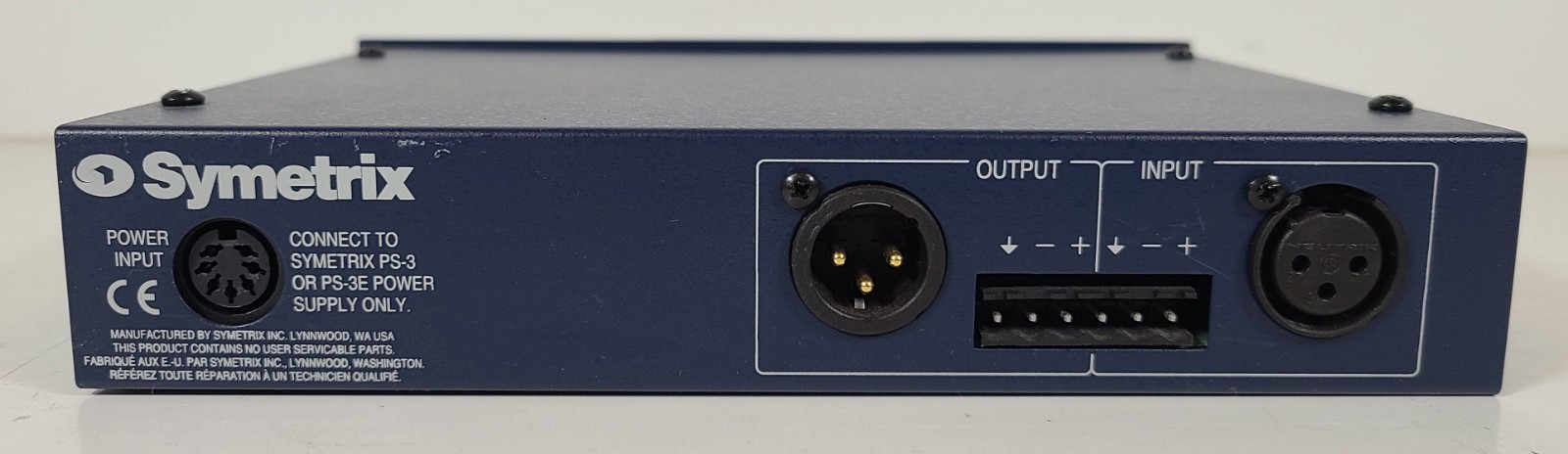 Symetrix 301 Low Distortion Compressor/Limiter (NO AC adaptor)