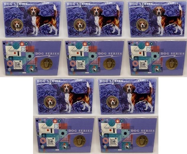 Pagan - 5 pcs x 3 Dollars 2025 UNC Beagle - in folder Lemberg-Zp