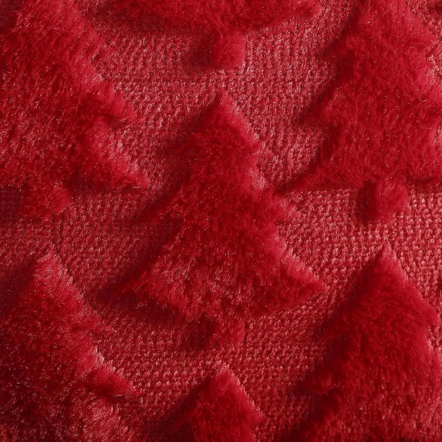 4TH Emotion Christmas Tree Decorative Pillow Covers 18 x 18 (Pack of 2), Red