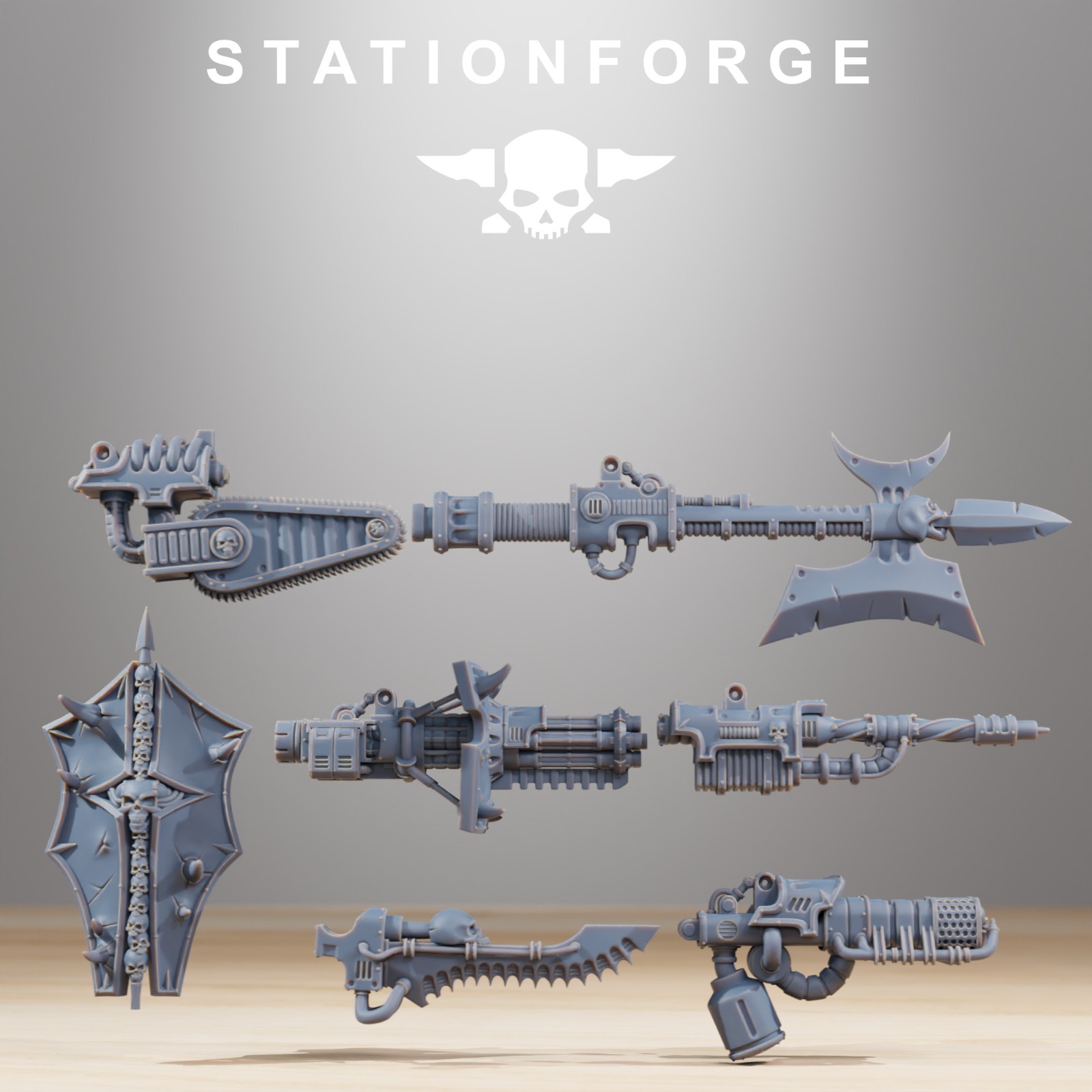 Stationforge Miniatures Pythonicus Armageddon Corruped Knight Sci Fi Grim Dark