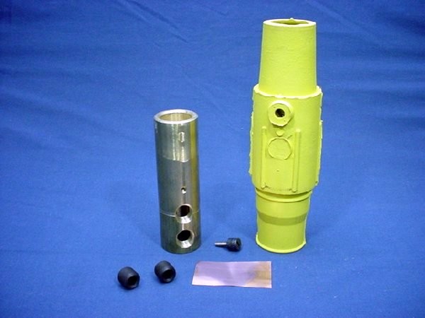 Leviton 17D24-Y Yellow ECT 17 Series Female Cam Plug Double Set Screw 690A 600V