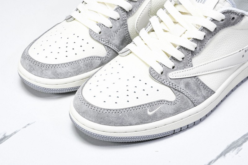 AJ 1 Retro Low OG SP Collab White/Gray DM7866-048 Men's Shoe Sizes 4-11