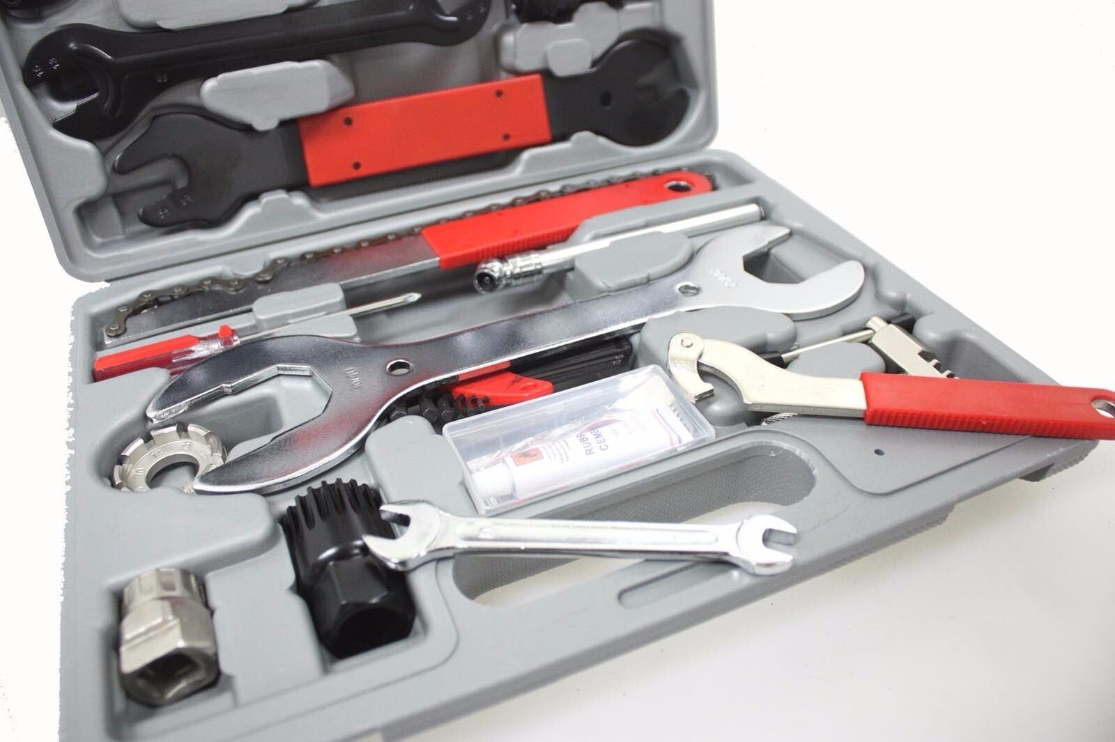 44PC MULTI-FUNCTION BICYCLE BMX BIKES REPAIR TOOL KIT SET HOME MECHANIC TOOLS