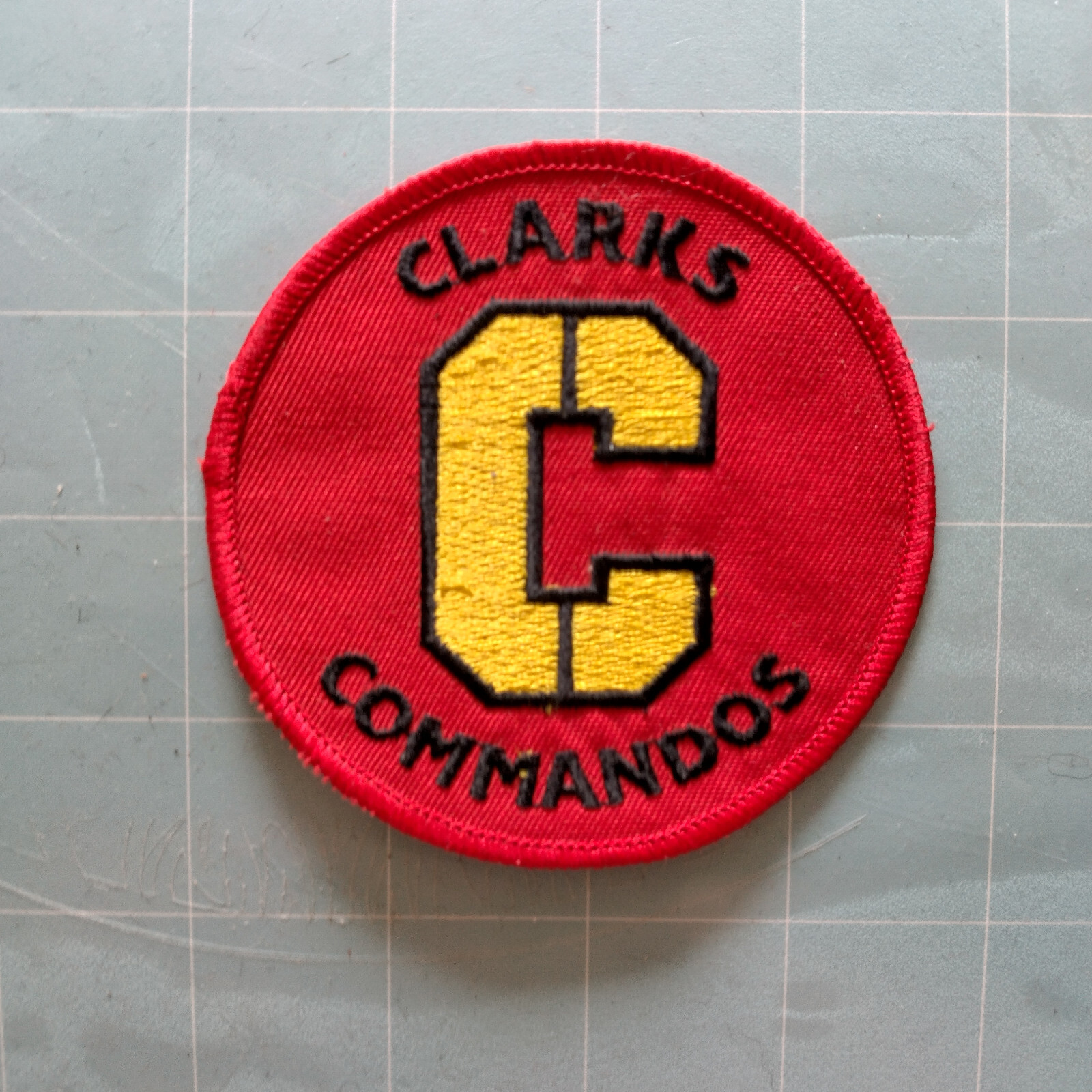 Clarks Commandos Team Patch size 3.5x3.5