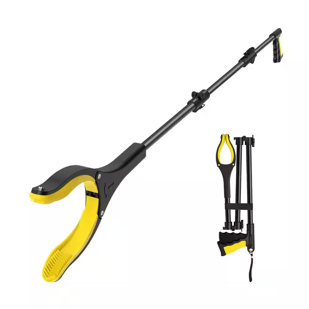 44 In. Extra Long Foldable Grabber Reacher Tool for Seniors with Magnetic Tips 3