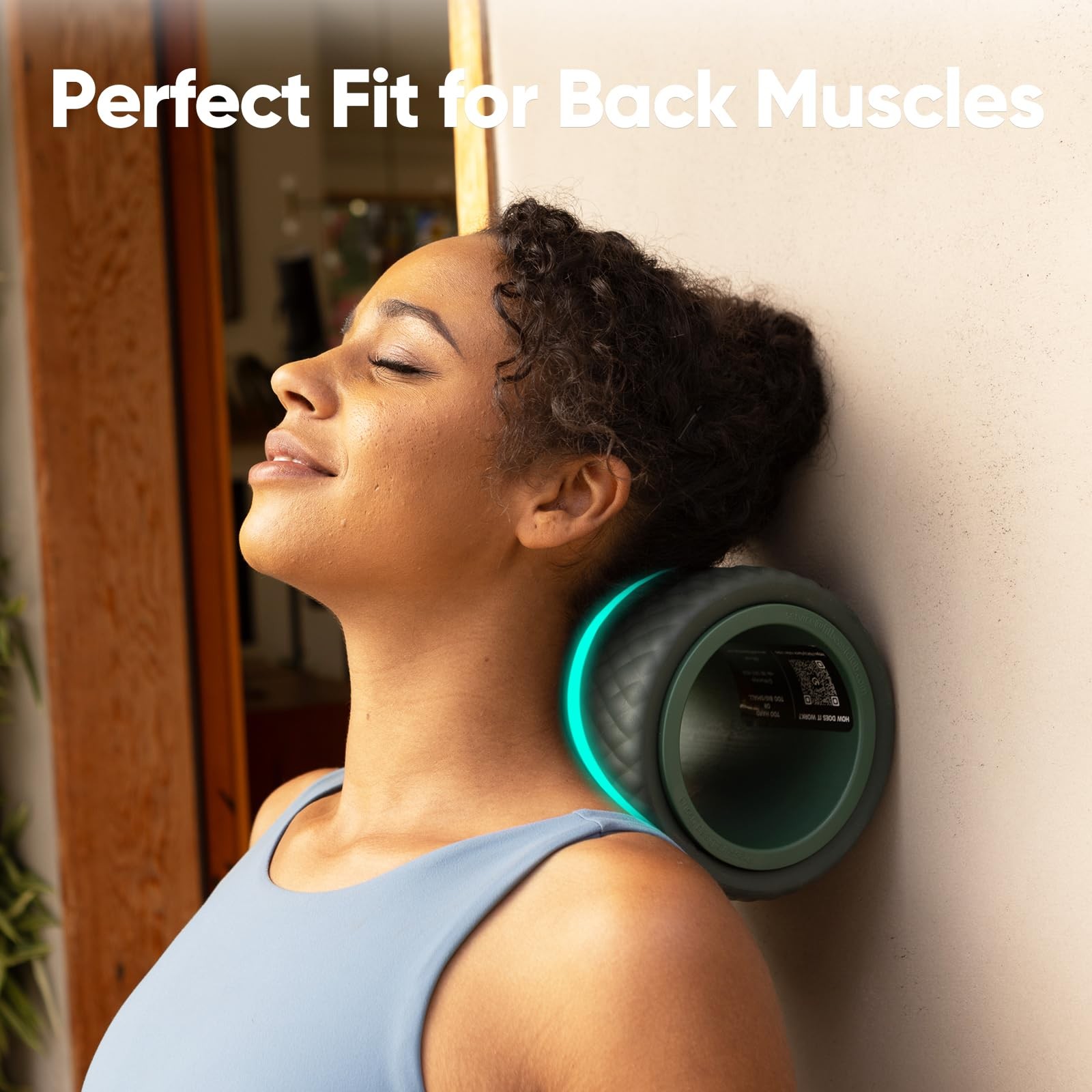 Back Roller - Deep Tissue Massage Wheel, Yoga Wheel & Back Stretcher for Pain...