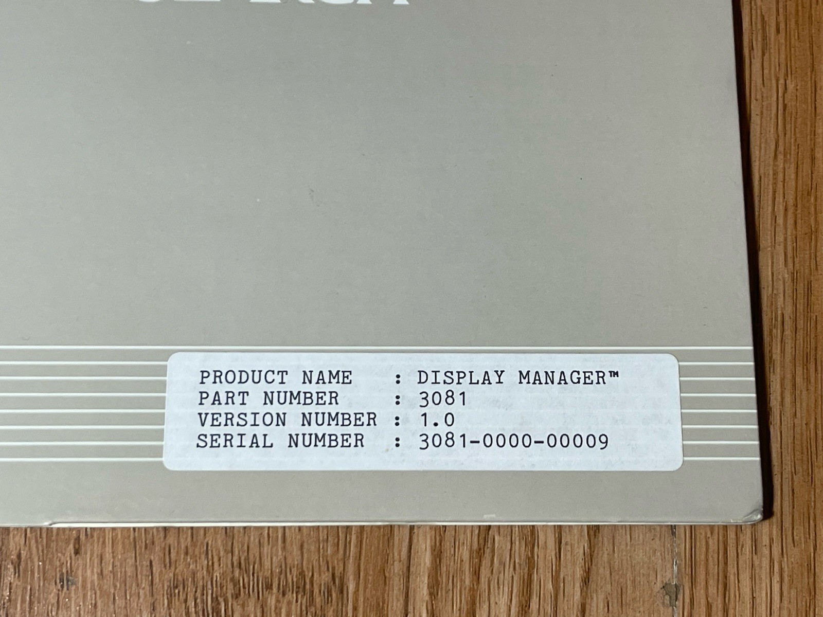 Rare Digital Research 1983 Display Manager 1.0 Disk Set W/ Reference Manual