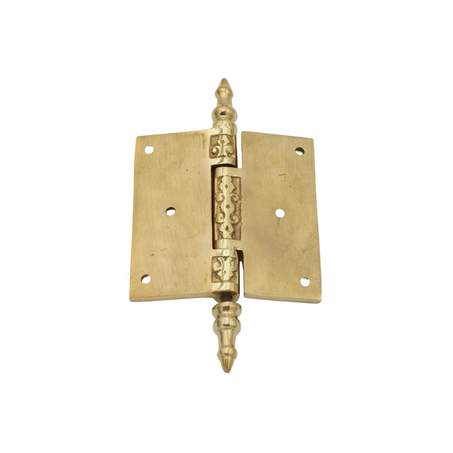 Victorian Polished Brass Door Hinge 3 Inch