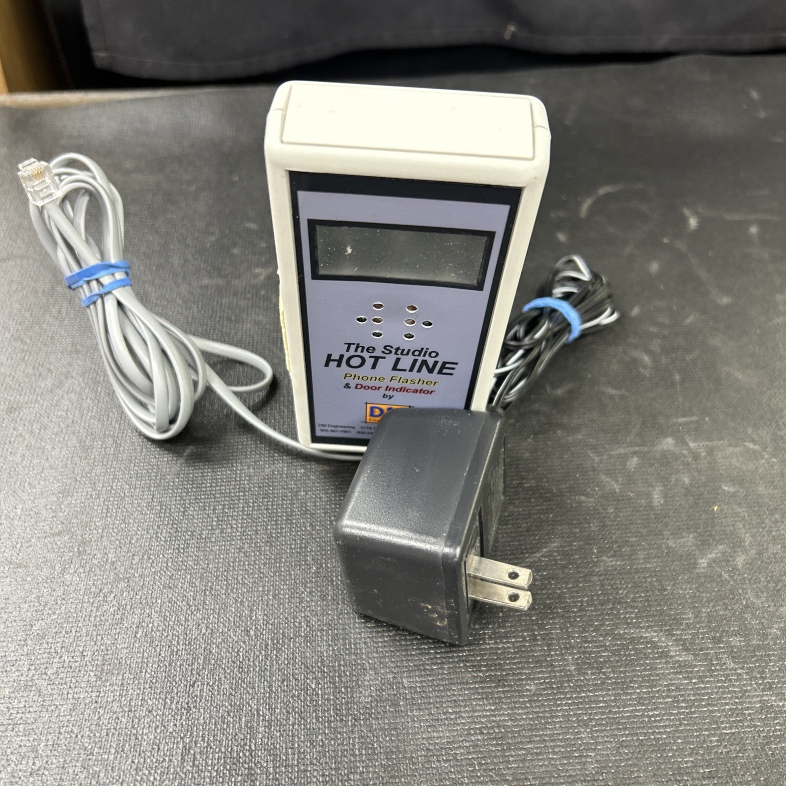 The Studio Hotline Phone Flasher and Door Indicator. DM Engineering