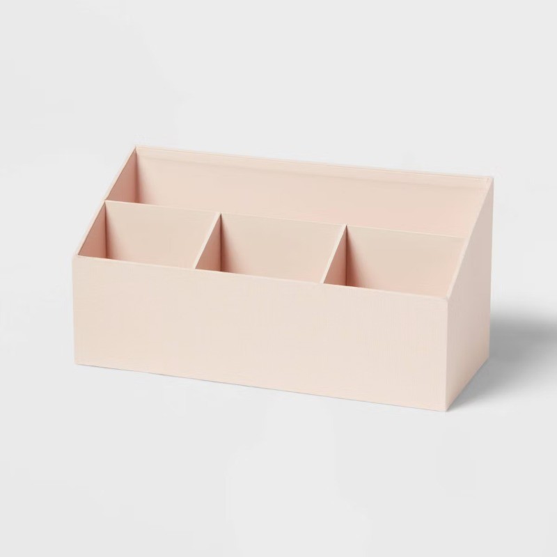 Canvas Desk Tool Holder/Organizer Blush