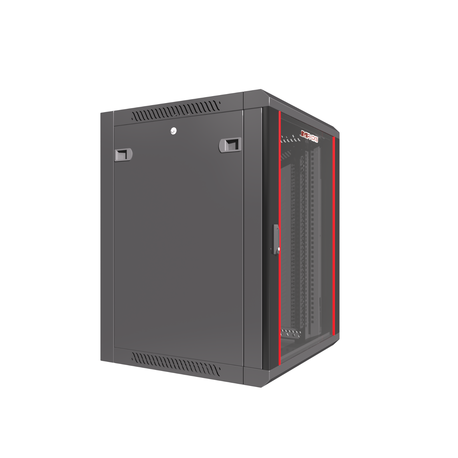 Server Rack 15U Wall Mount Cabinet Locking Networking Data Enclosure - 18-inch D