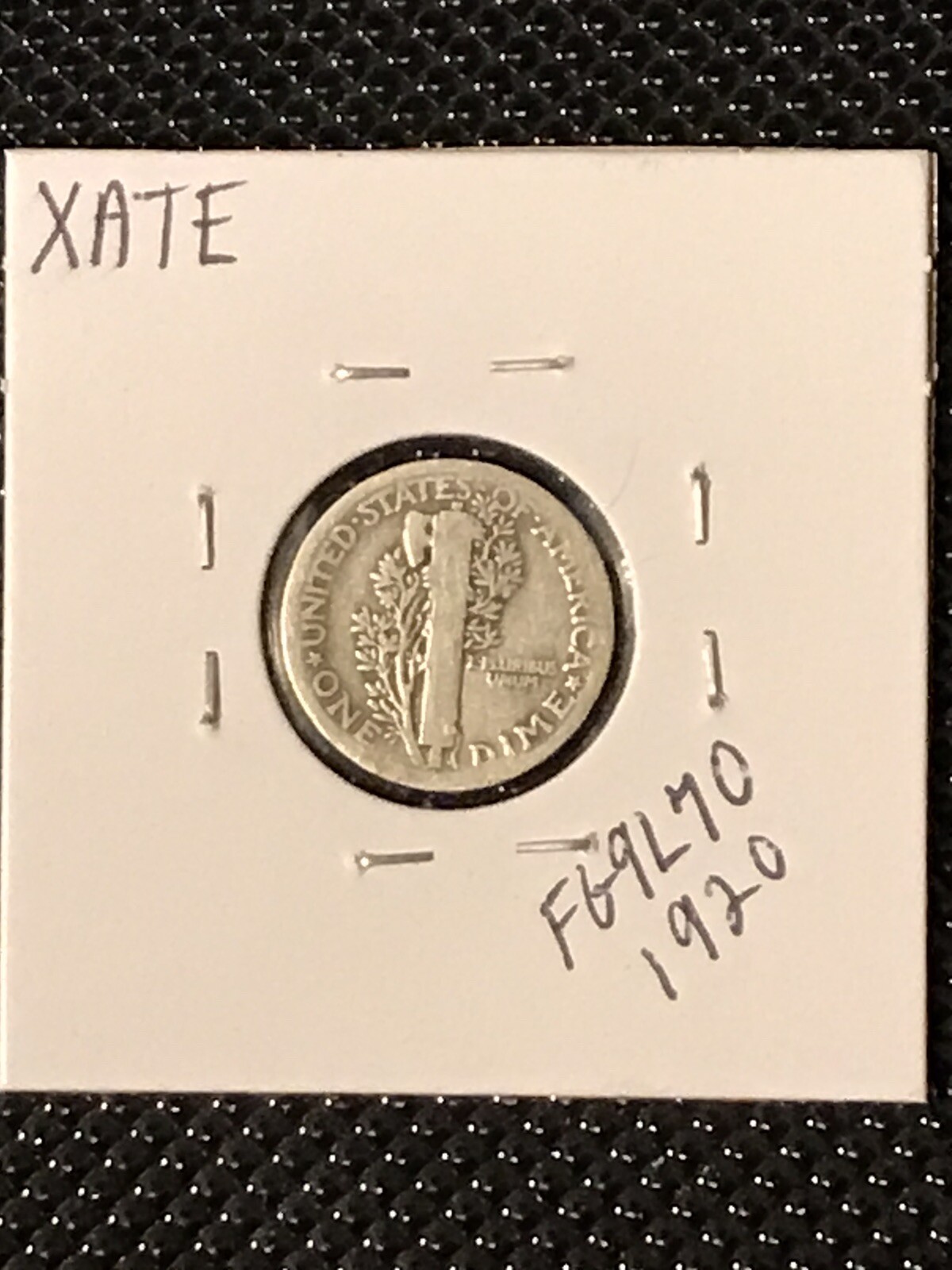 1920 Mercury Dime