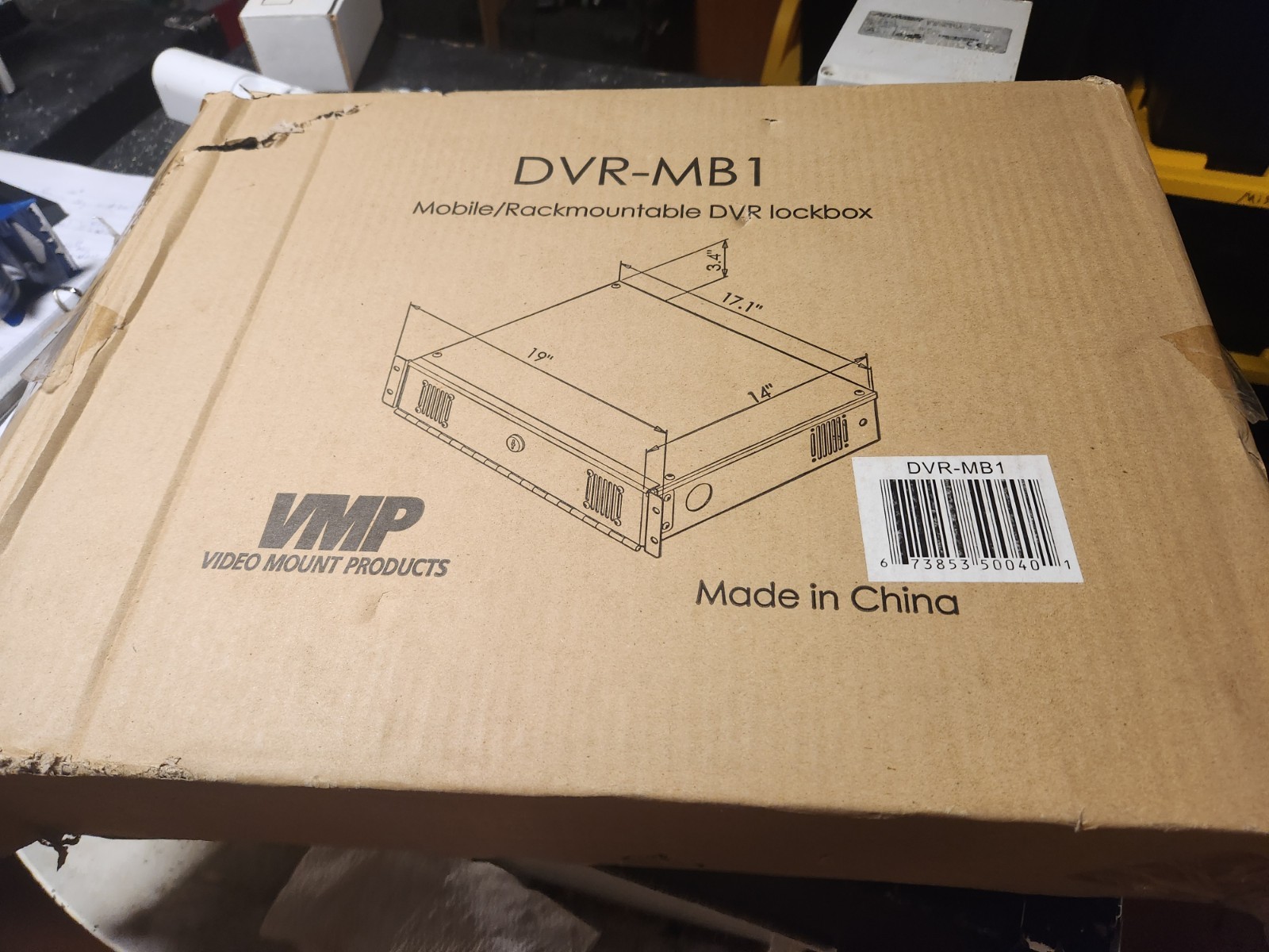 VMP DVR-MB1 Mobile/ Rack Mountable DVR LockBox
