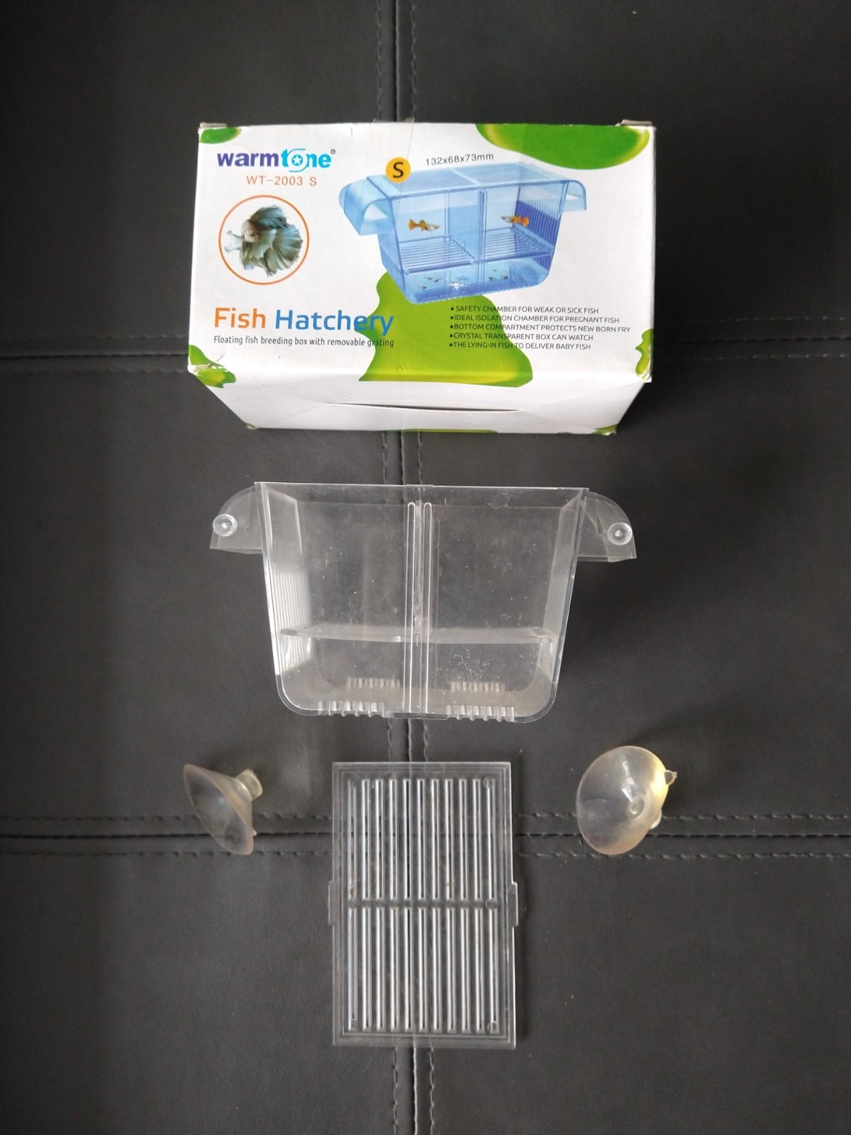 Warmtone WT-2003 S Fish Hatchery - Small Floating Fish Breeding Box with Cover