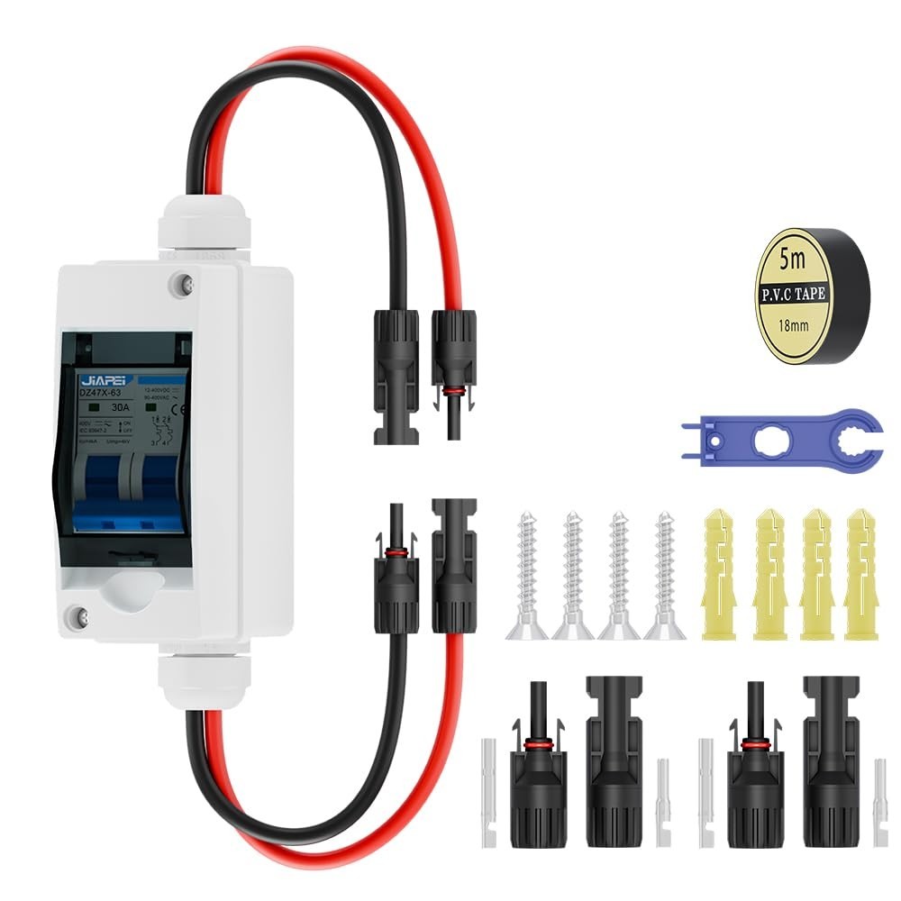 Solar Panel Disconnect Switch 400V Breaker Box, PV DC Miniature Circuit Breaker