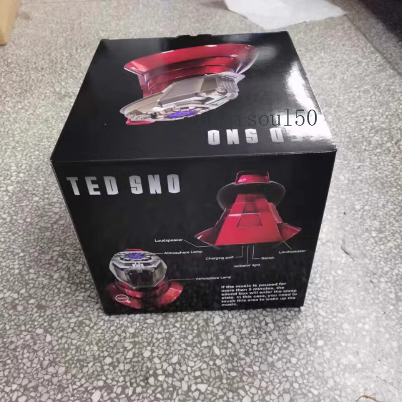 1:1 Iron Man MK5 LED Helmet Base Stand 5.2 Bluetooth Speaker Breathing Light New
