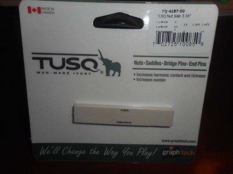 NEW - Graph Tech PQ-4187-00 3/16" Nut Slab - TUSQ