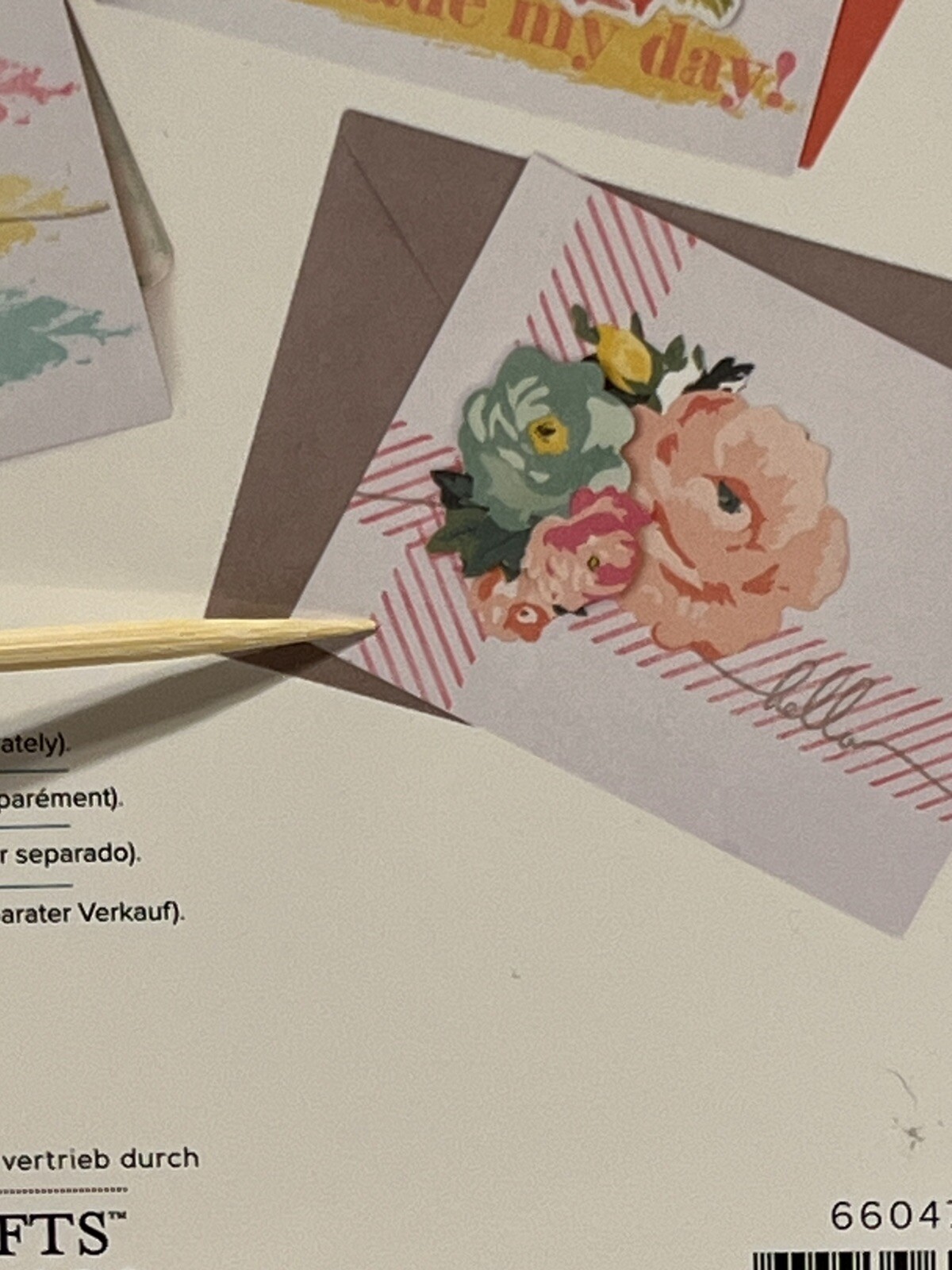 We R Memory Keepers Every Day Stamp Set 6 Hello Congratulations Border New Read