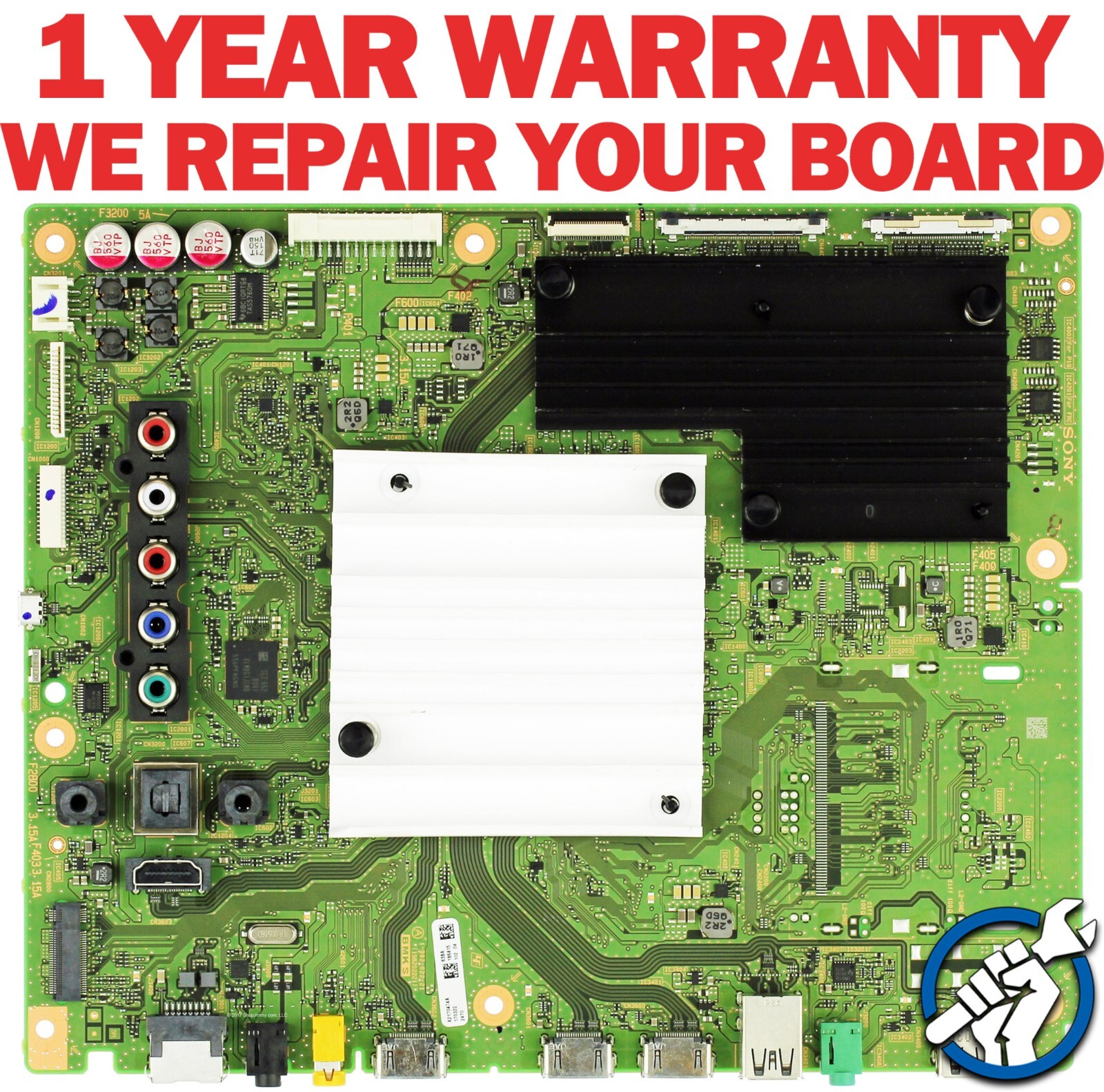 Repair Service Sony XBR-55X900E Main Board A2170473A 1-982-022-21 A2170502A