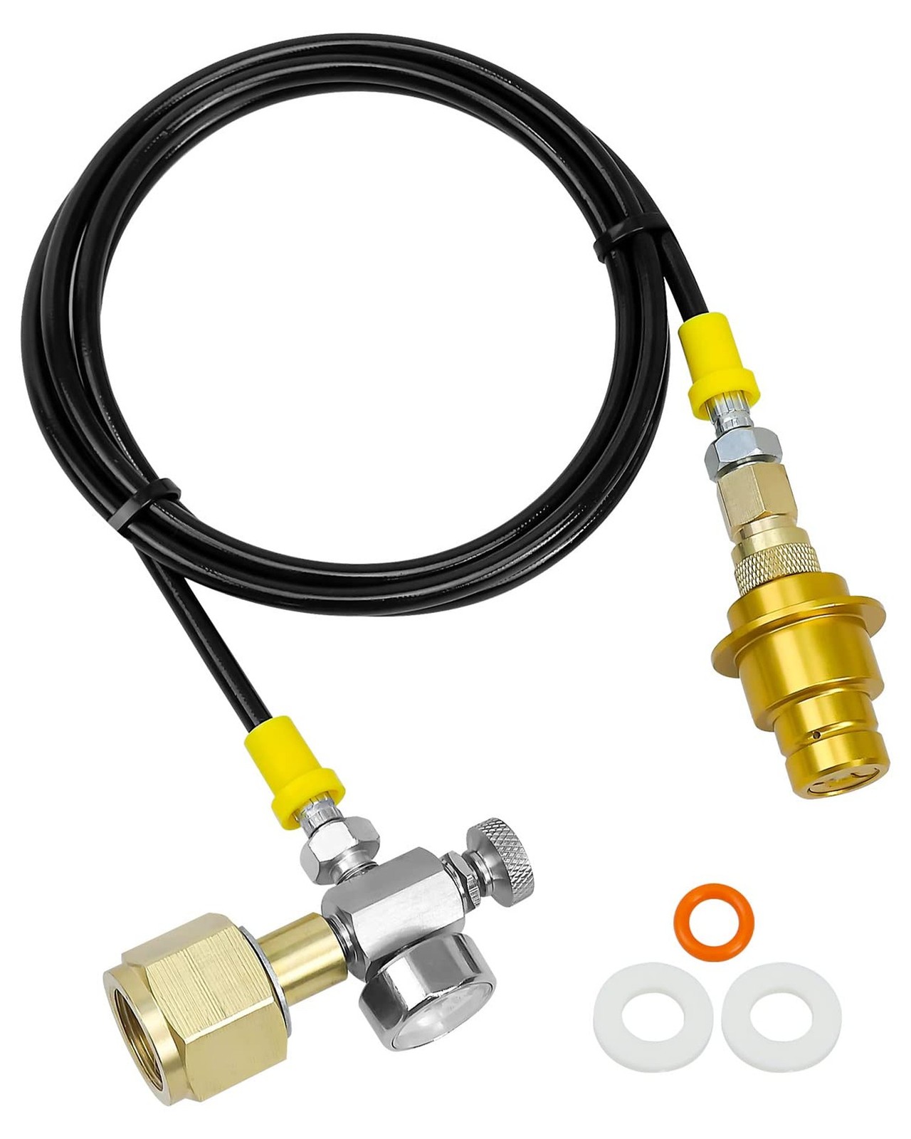 CO2 Adapter Hose Kit 60in fit for Terra Art Duo, Co2 Adapter Quick Connector ...