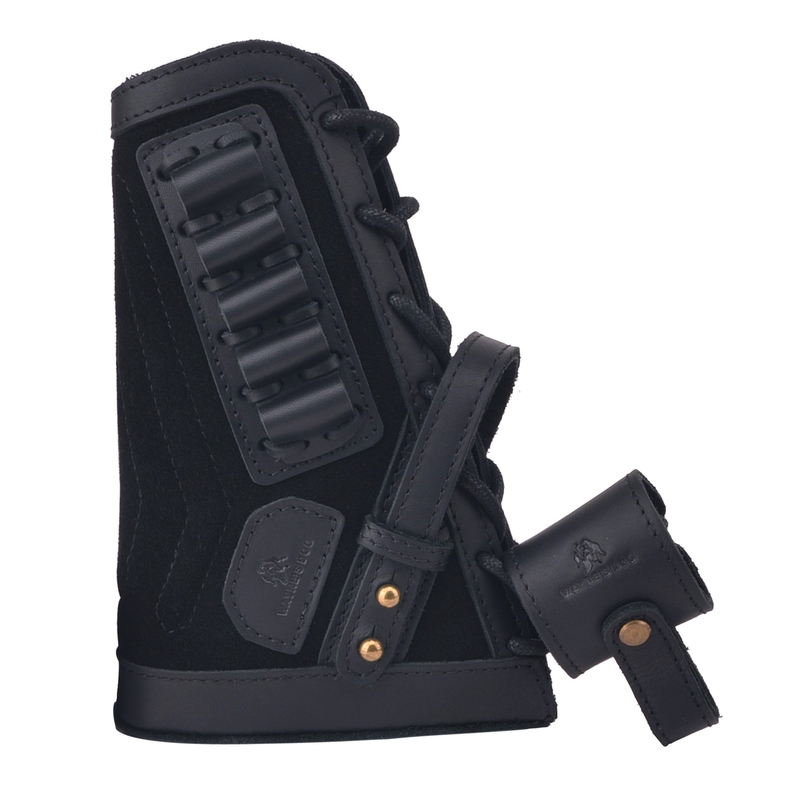 Leather Gun Buttstock with Sling Barrel Mount No Drill Needed .30-30 .357