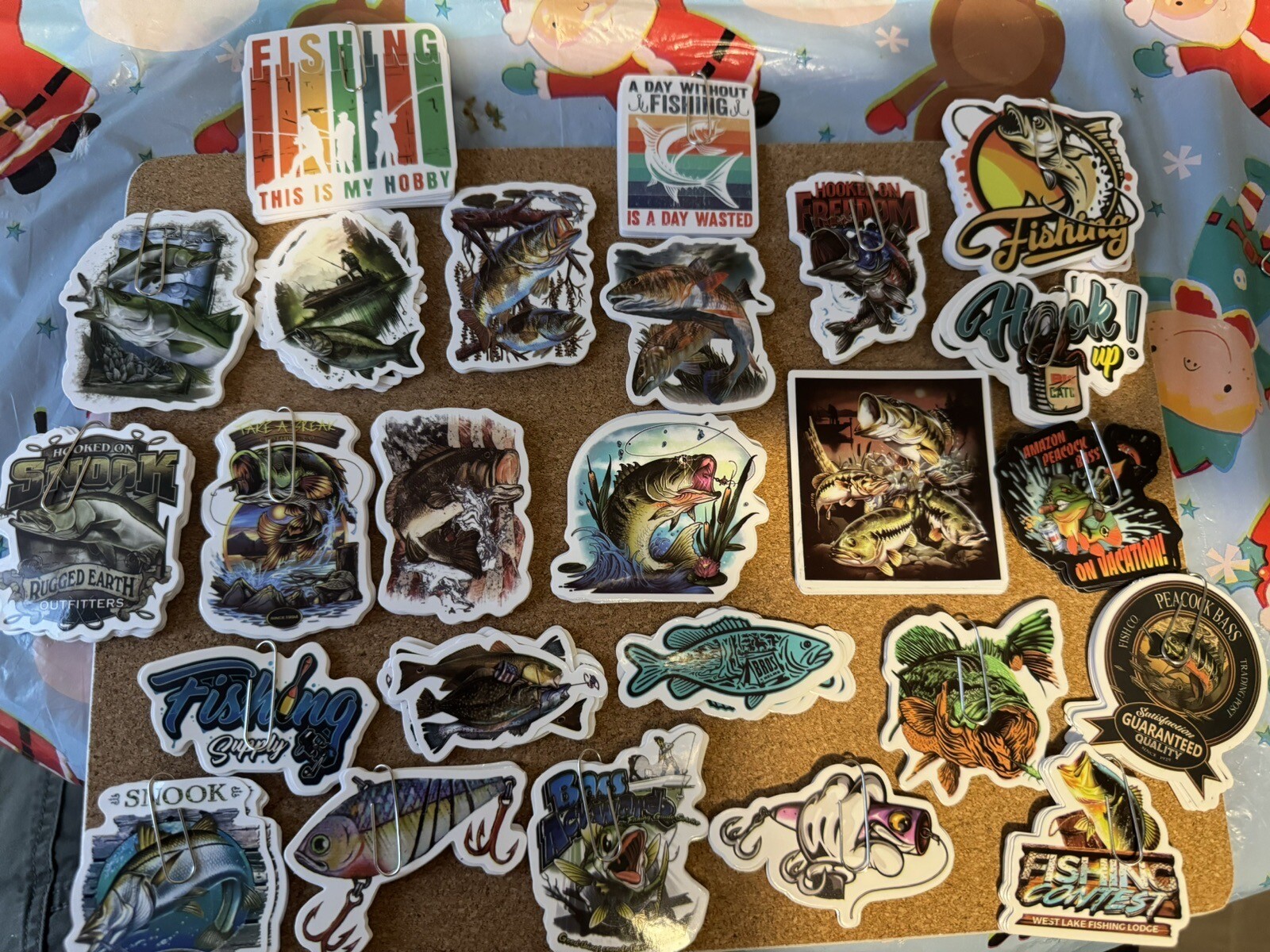 50 X AMERICAN BASS FISHING STICKERS , Waterproof Stickers AMERICA TACKLE STICKER