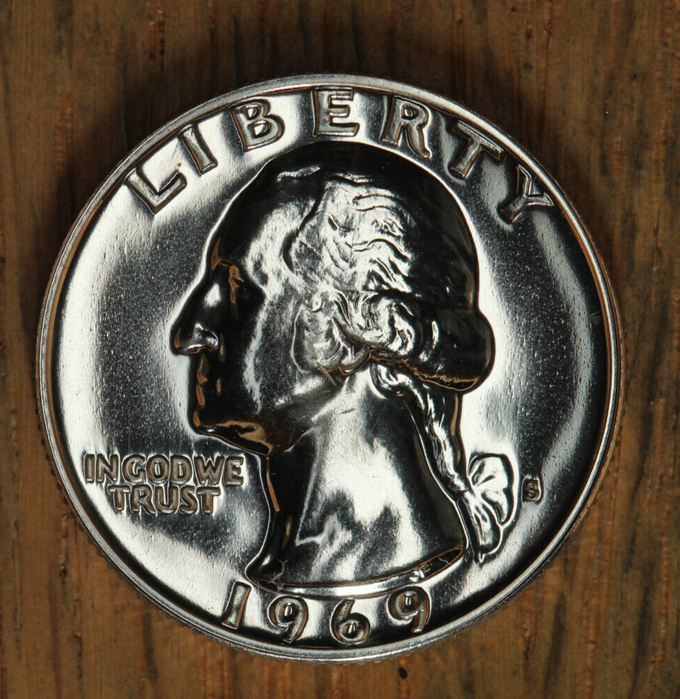 1969 S Washington Quarter 25¢ - Choice to Gem Proof
