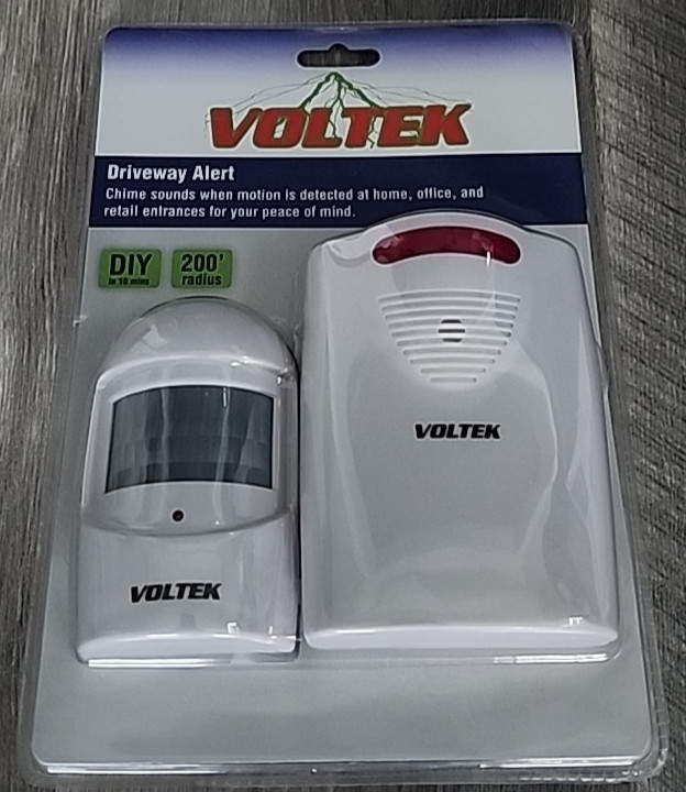 Wireless Driveway Alert Kit. Motion Activated Sensor.  200ft Range. B5