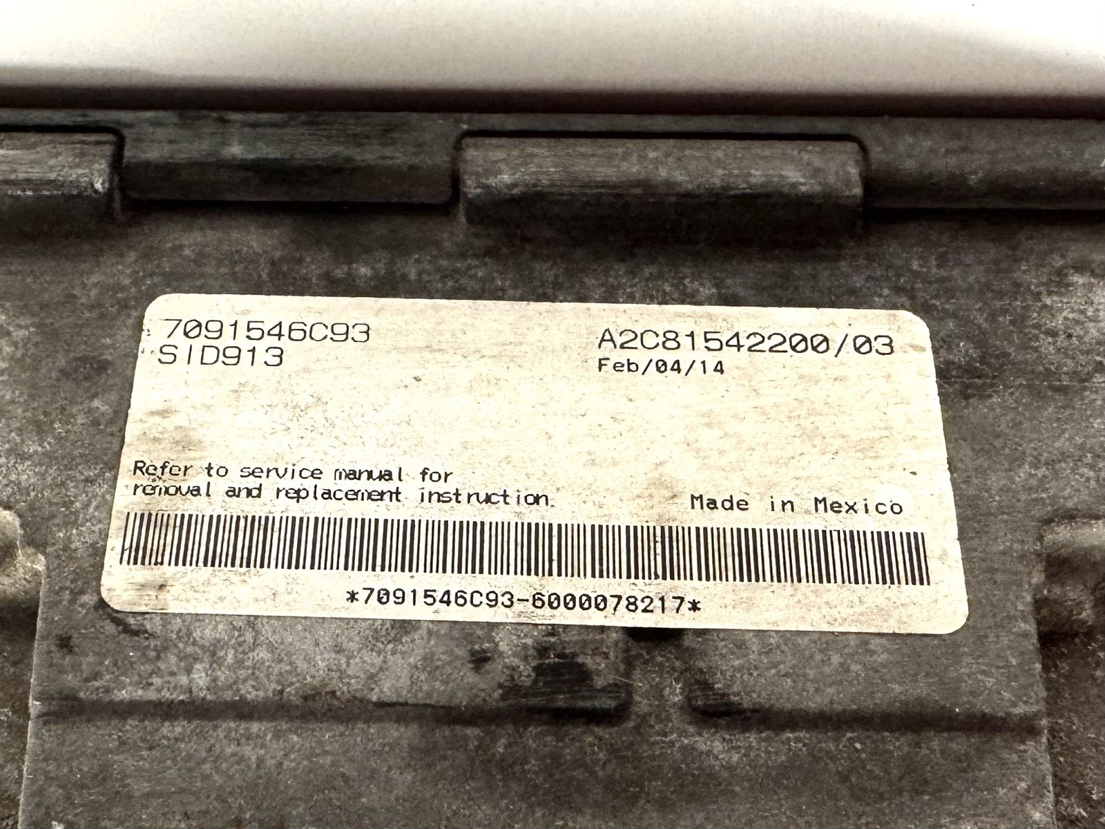 INTERNATIONAL MAXXFORCE ECM engine computer module 7091546C93 1609287