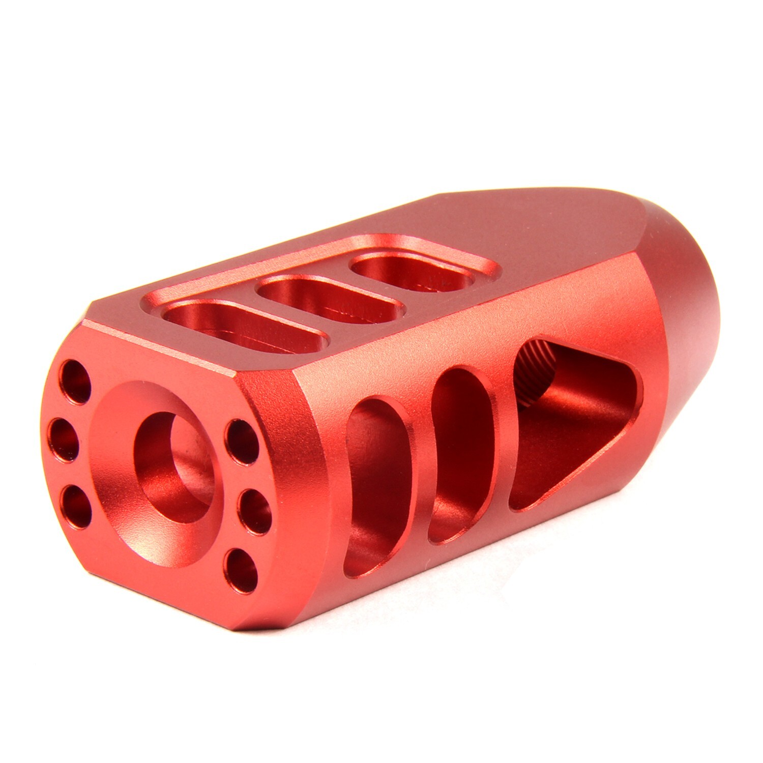 RED Tanker Style Muzzle Brake 1/2x28 Pitch for 223/556/22lr