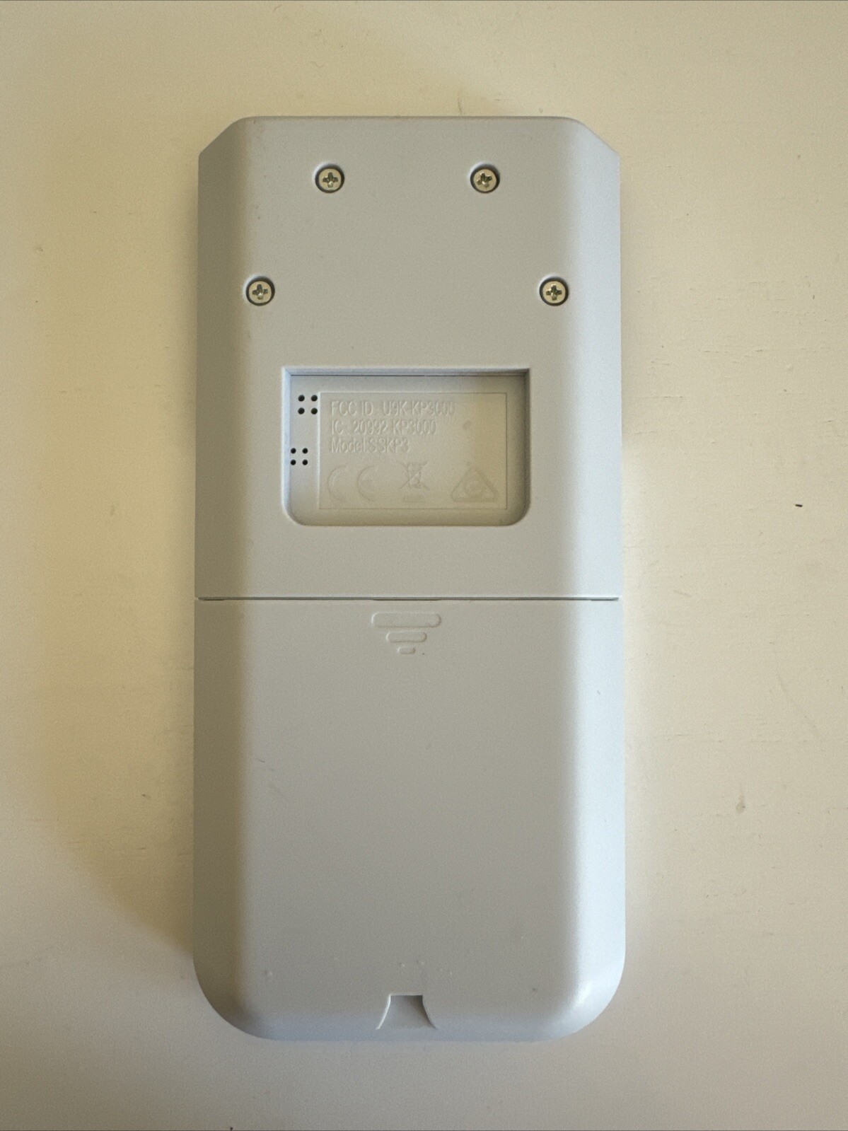 SimpliSafe SSKP3 Keypad White Wireless Touch-to-Wake Smash Safe