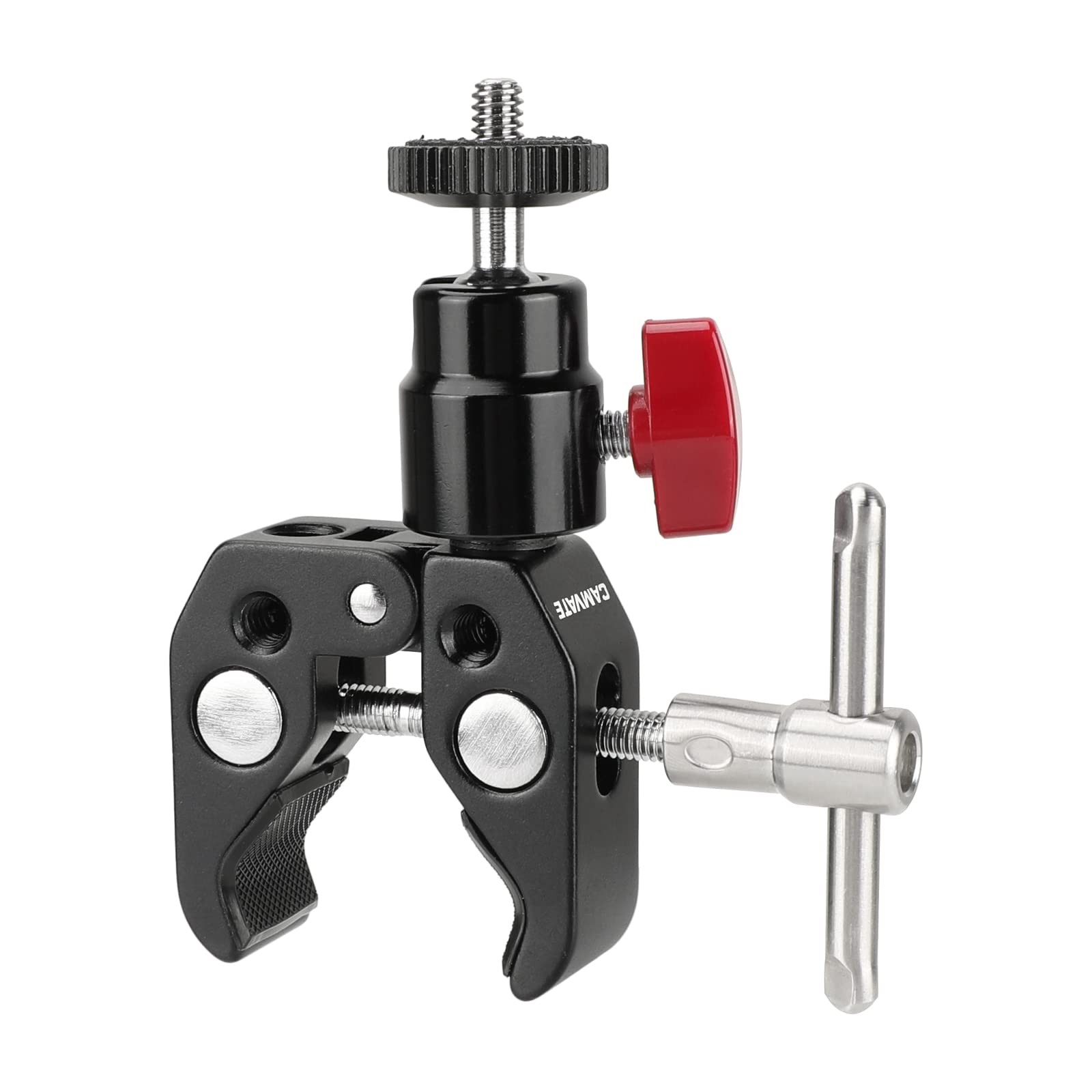 CAMVATE Super Clamp Articulated Mini Ball Head with 1/4-20 Thread Hole - 1414