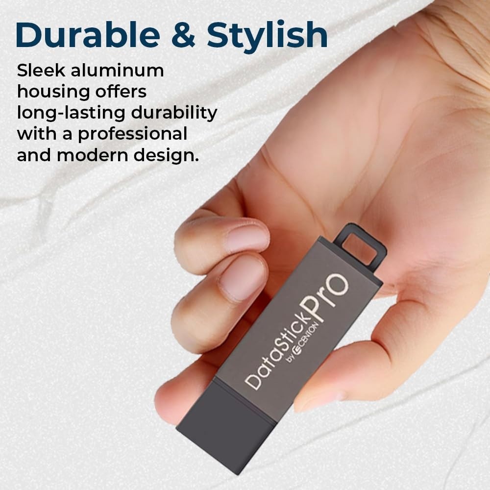 DataStick Pro USB 2.0 Type A Flash Drive 16 GB Gray 10/Pack DSP16GB10PK
