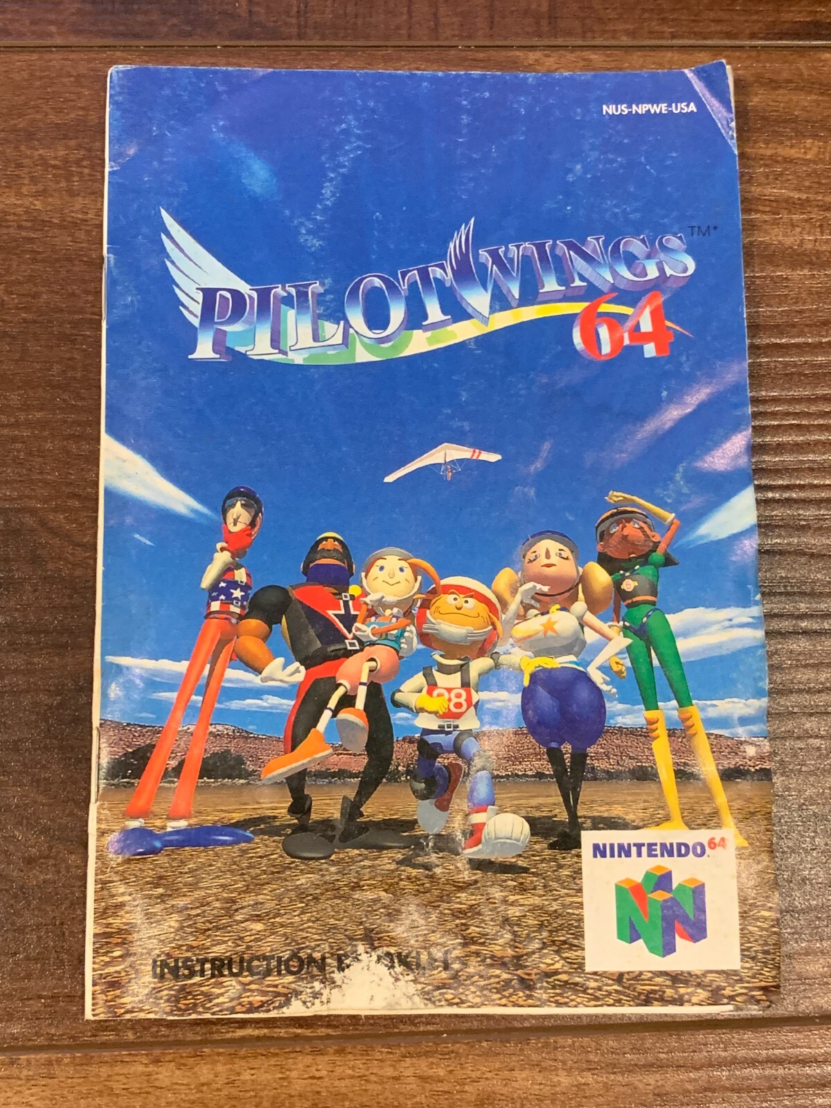 Pilot Wings Pilotwings N64 Nintendo 64 Instruction Manual Only