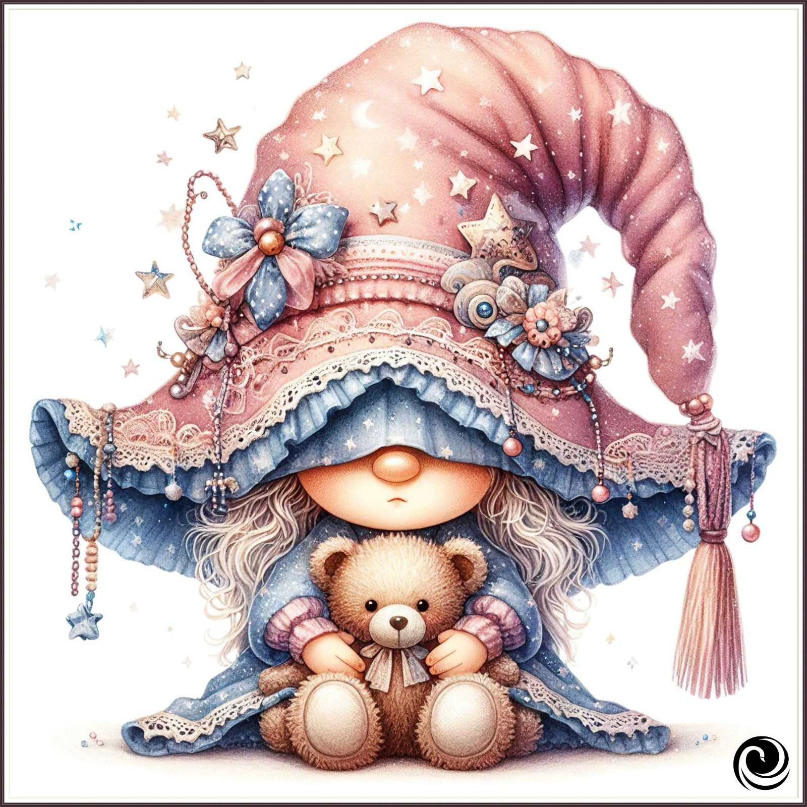 Star Gnome 1498 Chart Counted Cross Stitch Pattern Needlework