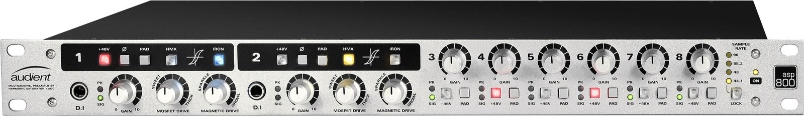 Audient ASP800 8-Channel Mic Pre