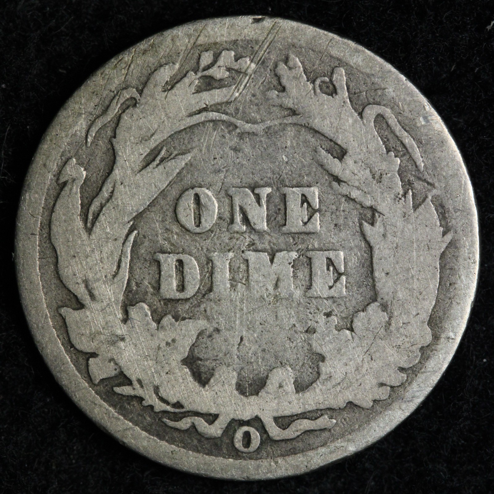 1900-O Barber Silver Dime VG E339 UTCE