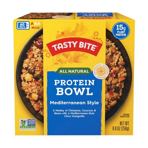 Mediterranean Style Protein Bowl 8.8 Oz Case of 6 Tasty Bite