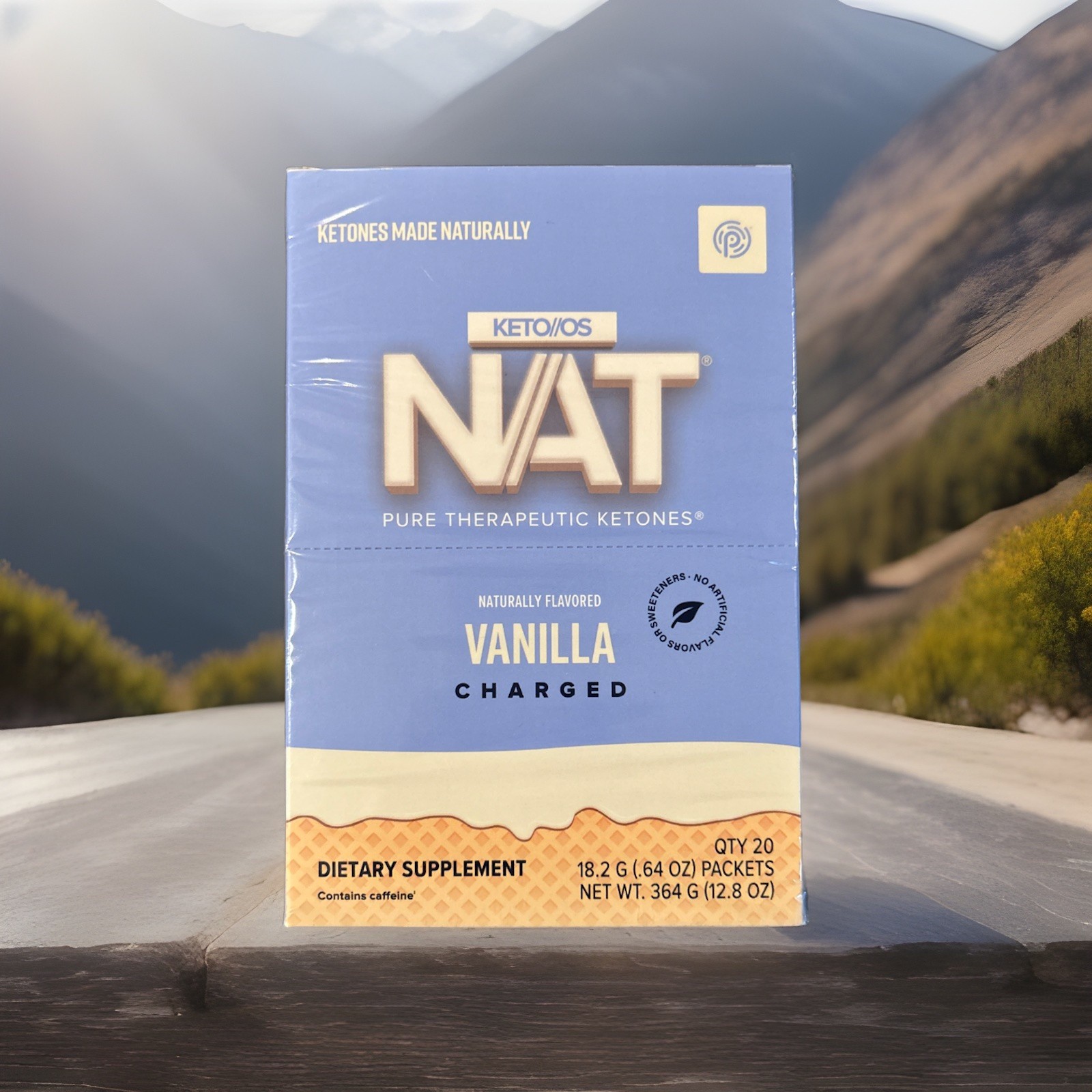 🔥 Pruvit KETOSNAT Ketones VANILLA CHARGED 20 PACKS FREE SHIPPING EXP: 04/2027