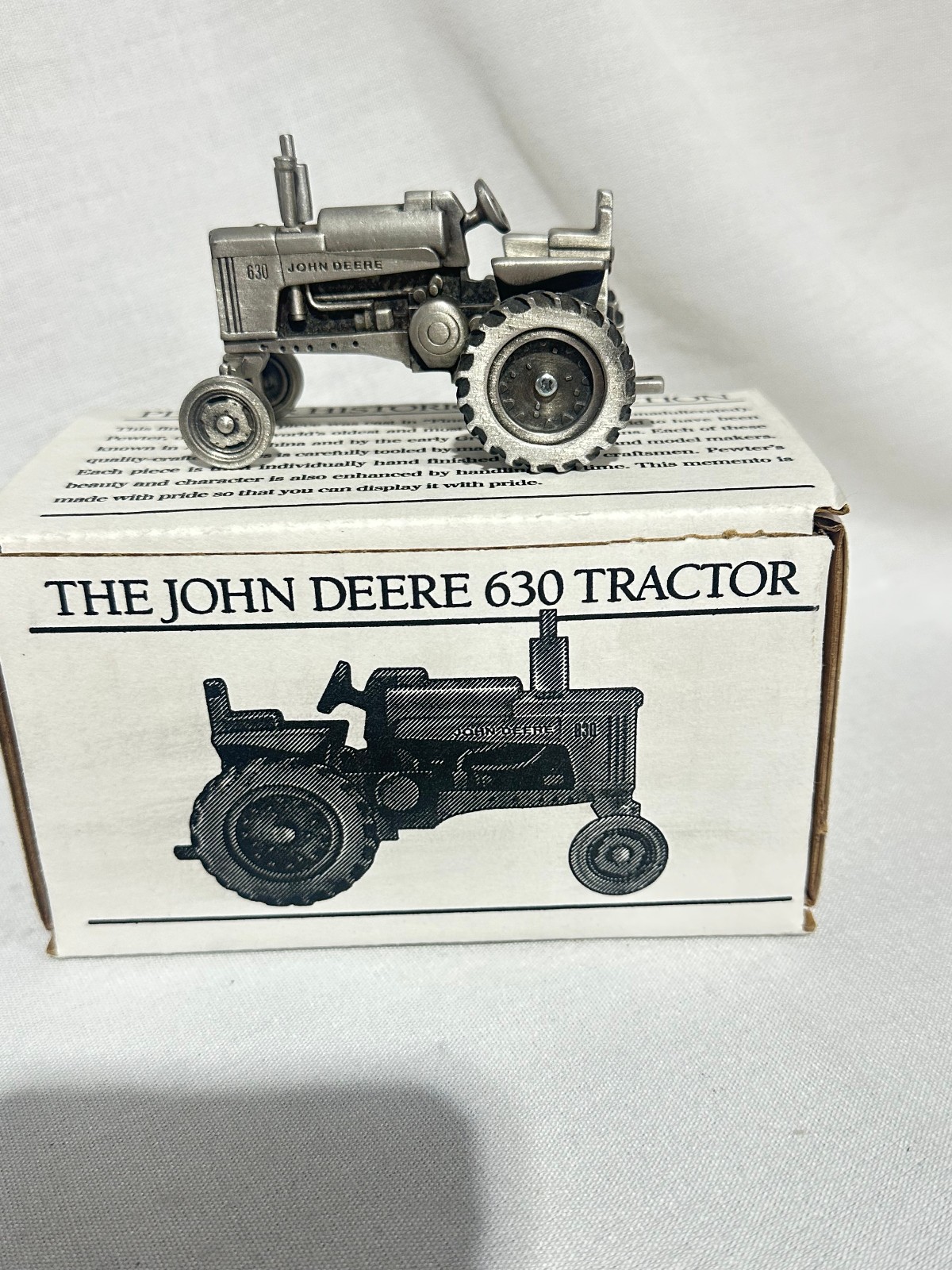 Pewter John Deere 630 LP  By Speccast  1/43rd Scale