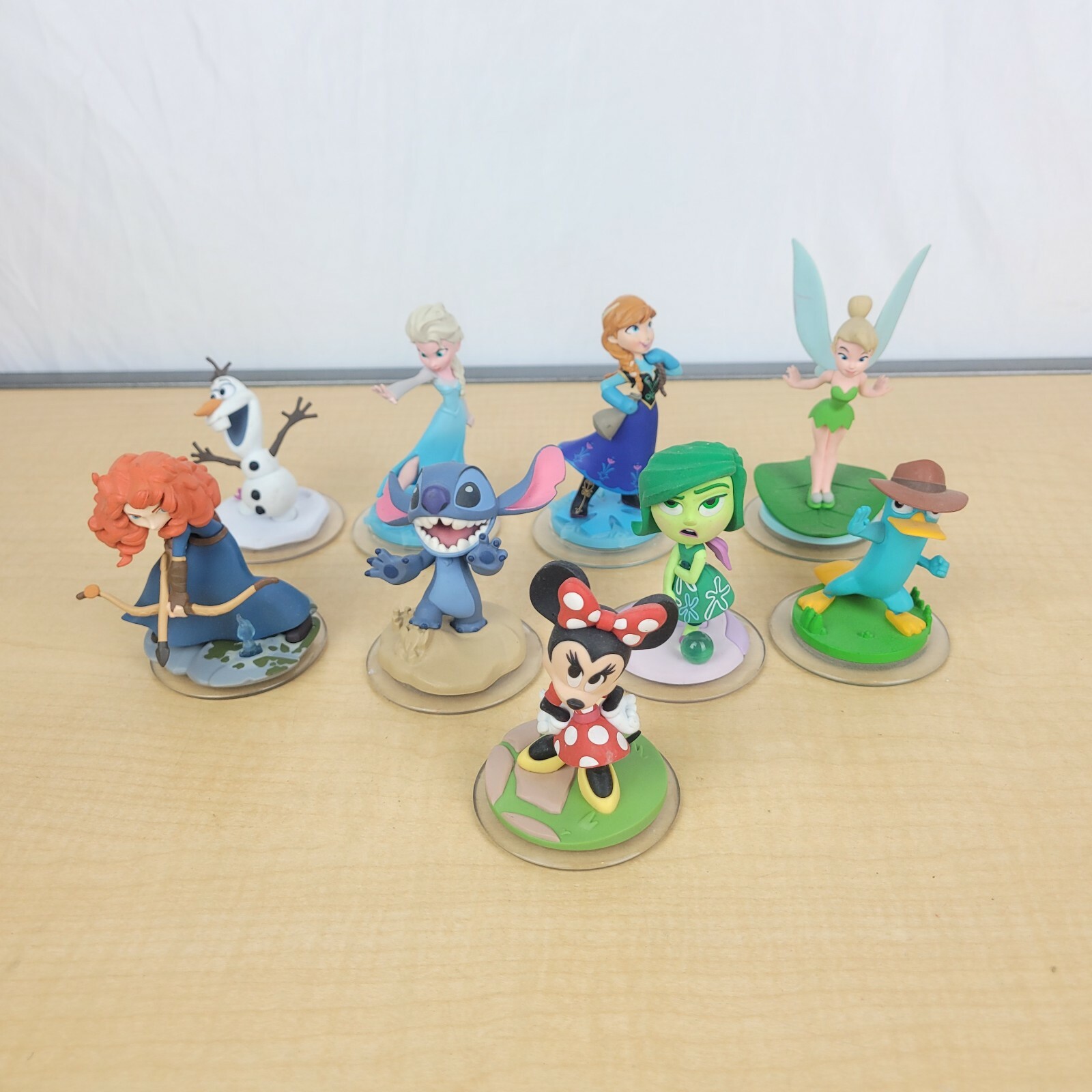 Lot of x9 Disney Infinity Videogame Figurine Toy Character