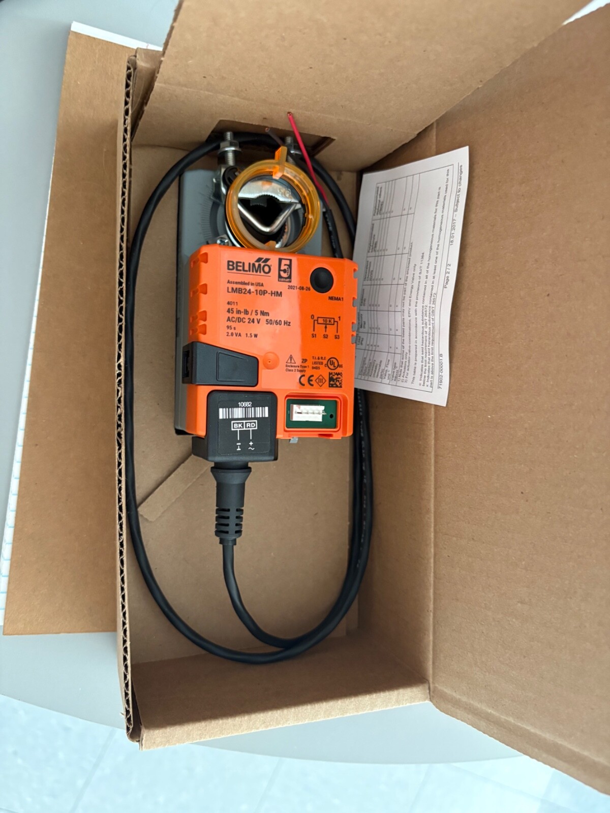 Belimo LMB24-10P-HM, VAV Retrofit damper actuators
