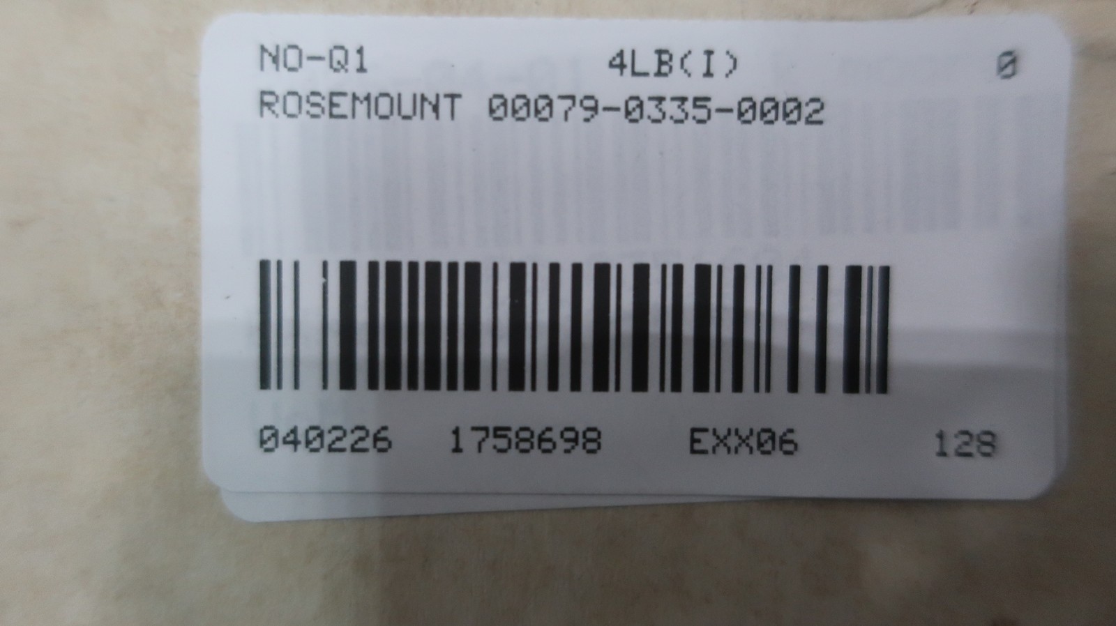 Rosemount 00079-0325-0002 Rtd